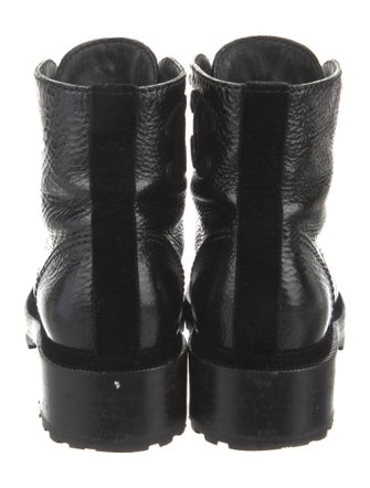Chanel 2019 Interlocking CC Logo Combat Boots