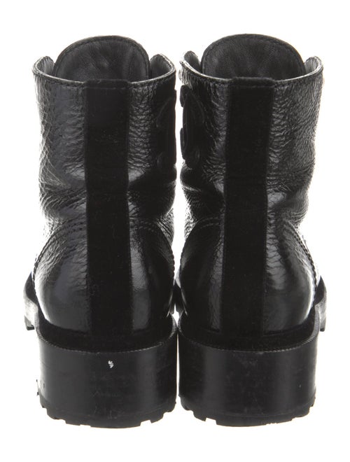Chanel 2019 Interlocking CC Logo Combat Boots