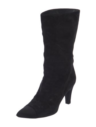 Chanel 2017 Interlocking CC Logo Boots