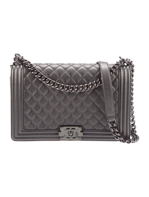 Chanel Large So Black Boy Bag