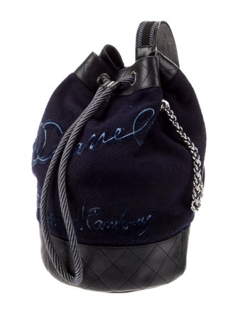 Chanel Paris-Hamburg Drawstring Backpack