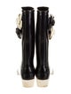 Chanel Interlocking CC Logo Rubber Rain Boots