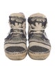 Chanel Interlocking CC Logo Canvas Espadrille Sneakers