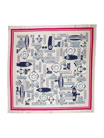 Chanel Silk 2024 Scarf