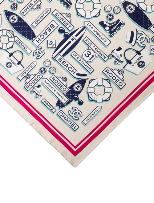 Chanel Silk 2024 Scarf