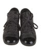Chanel Interlocking CC Logo Leather Sneakers