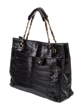 Chanel Crocodile Chain Tote