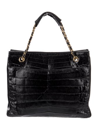 Chanel Crocodile Chain Tote