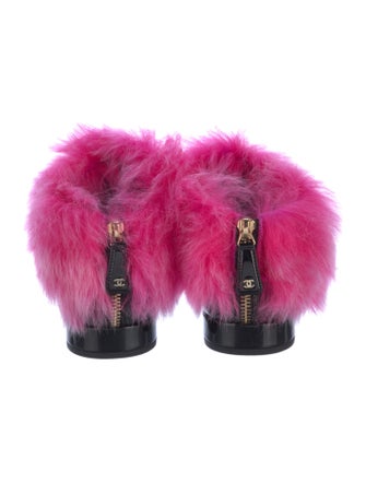 Chanel 2023 Interlocking CC Logo Boots