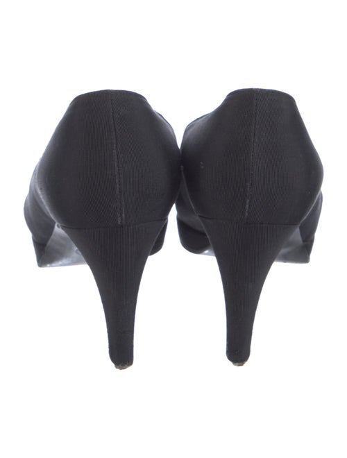 Chanel Interlocking CC Logo Canvas Pumps