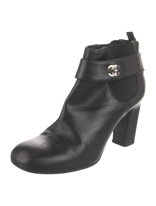 Chanel 2013 Interlocking CC Logo Boots