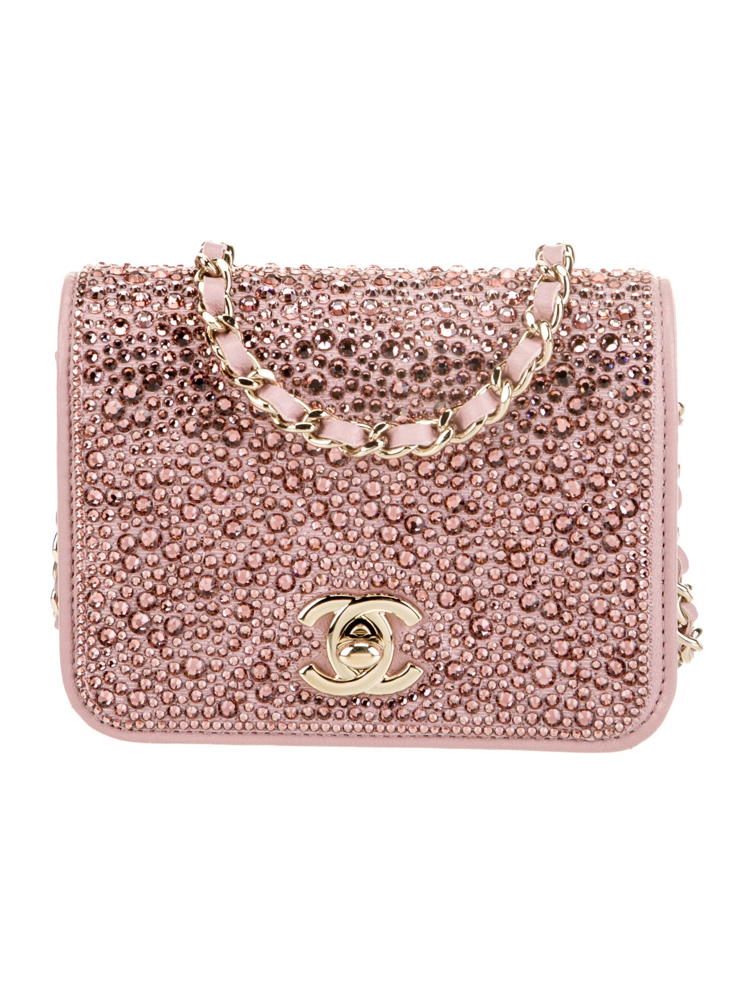 Chanel Strass CC Clutch on Chain