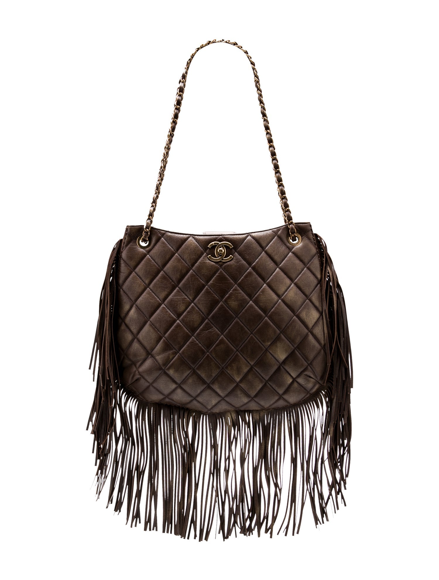 Chanel Paris-Dallas Into The Fringe Hobo
