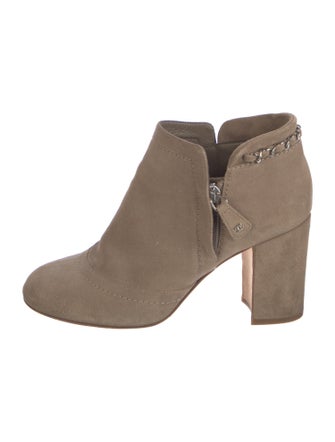 Chanel 2014 Interlocking CC Logo Boots