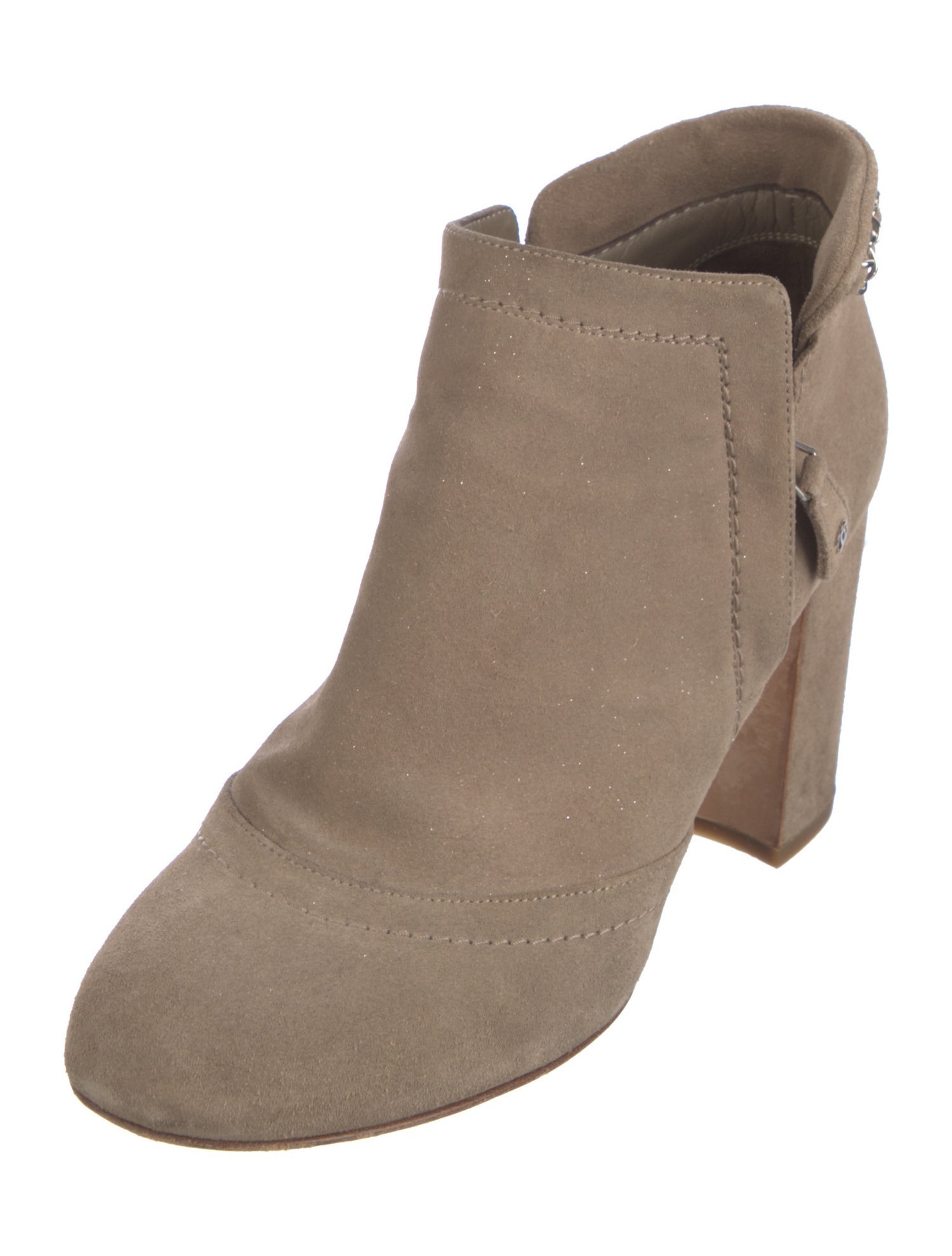 Chanel 2014 Interlocking CC Logo Boots