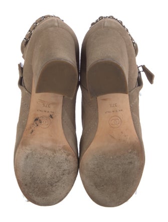 Chanel 2014 Interlocking CC Logo Boots