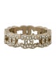 Chanel Strass CC Band Ring