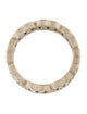 Chanel Strass CC Band Ring