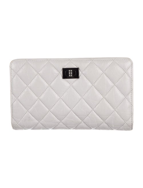 Chanel Interlocking CC Logo Leather Continental Wallet