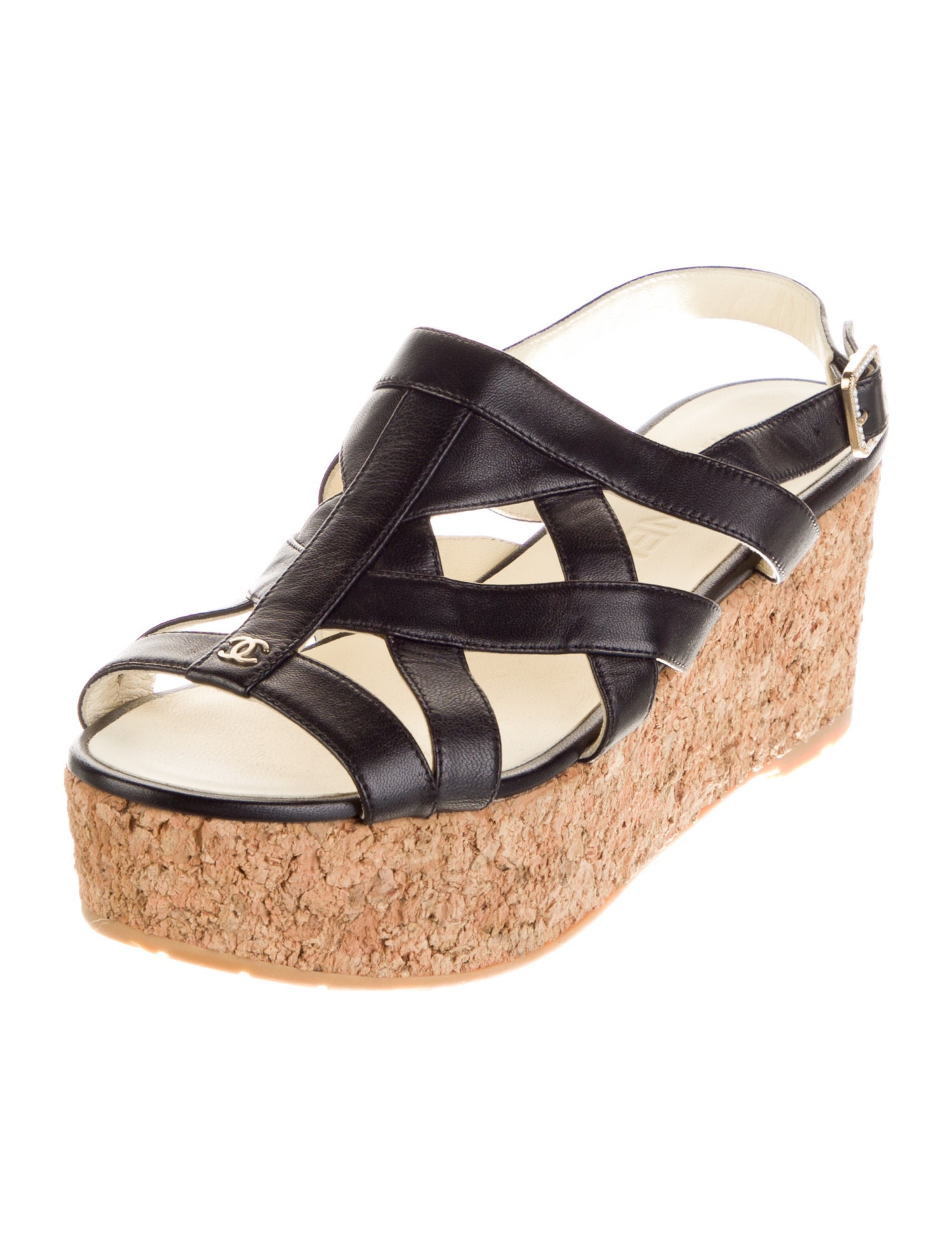 Chanel Leather Sandals