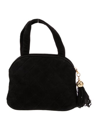 Chanel Quilted CC Tassel Handle Bag