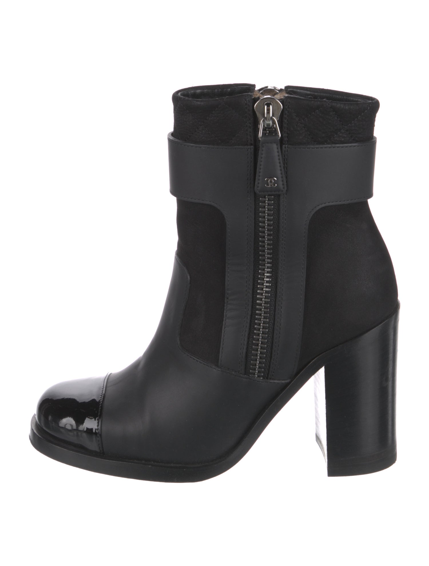 Chanel 2016 Interlocking CC Logo Boots