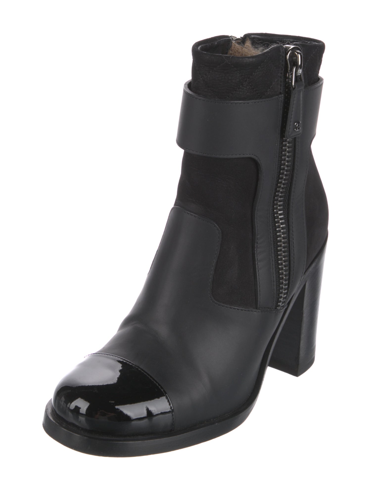 Chanel 2016 Interlocking CC Logo Boots