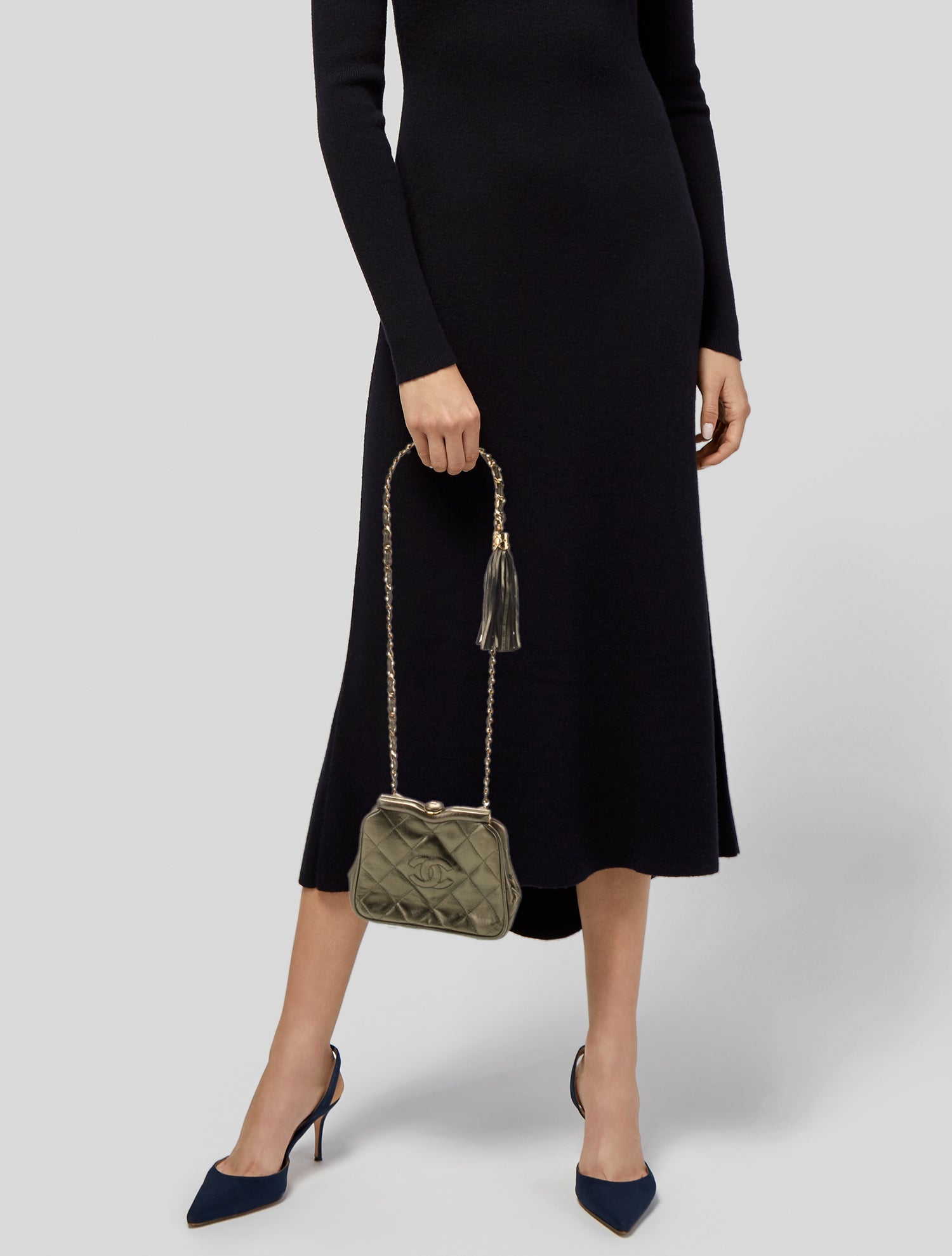 Chanel Diamond CC Frame Waist Bag