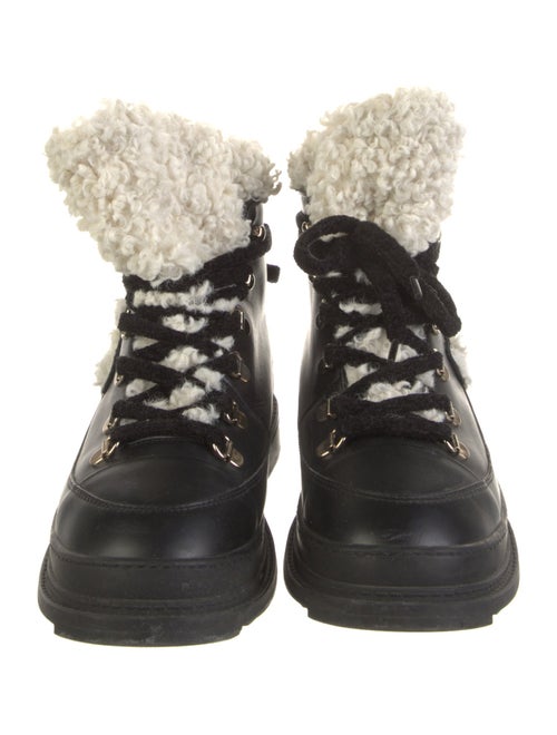 Chanel 2020 Leather Combat Boots