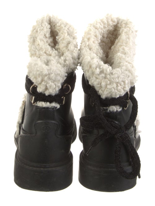 Chanel 2020 Leather Combat Boots