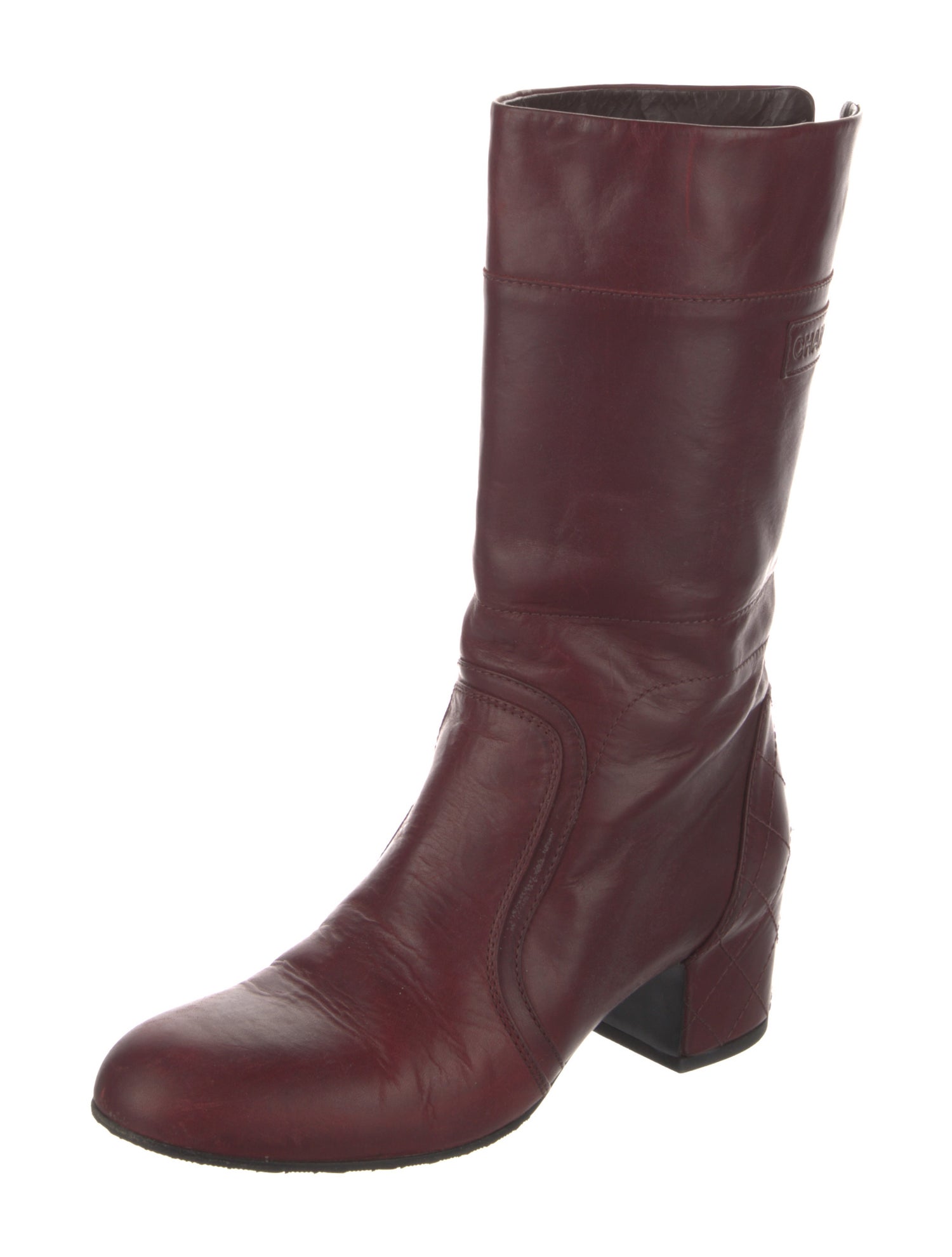 Chanel 2012 Quilted Pattern Boots