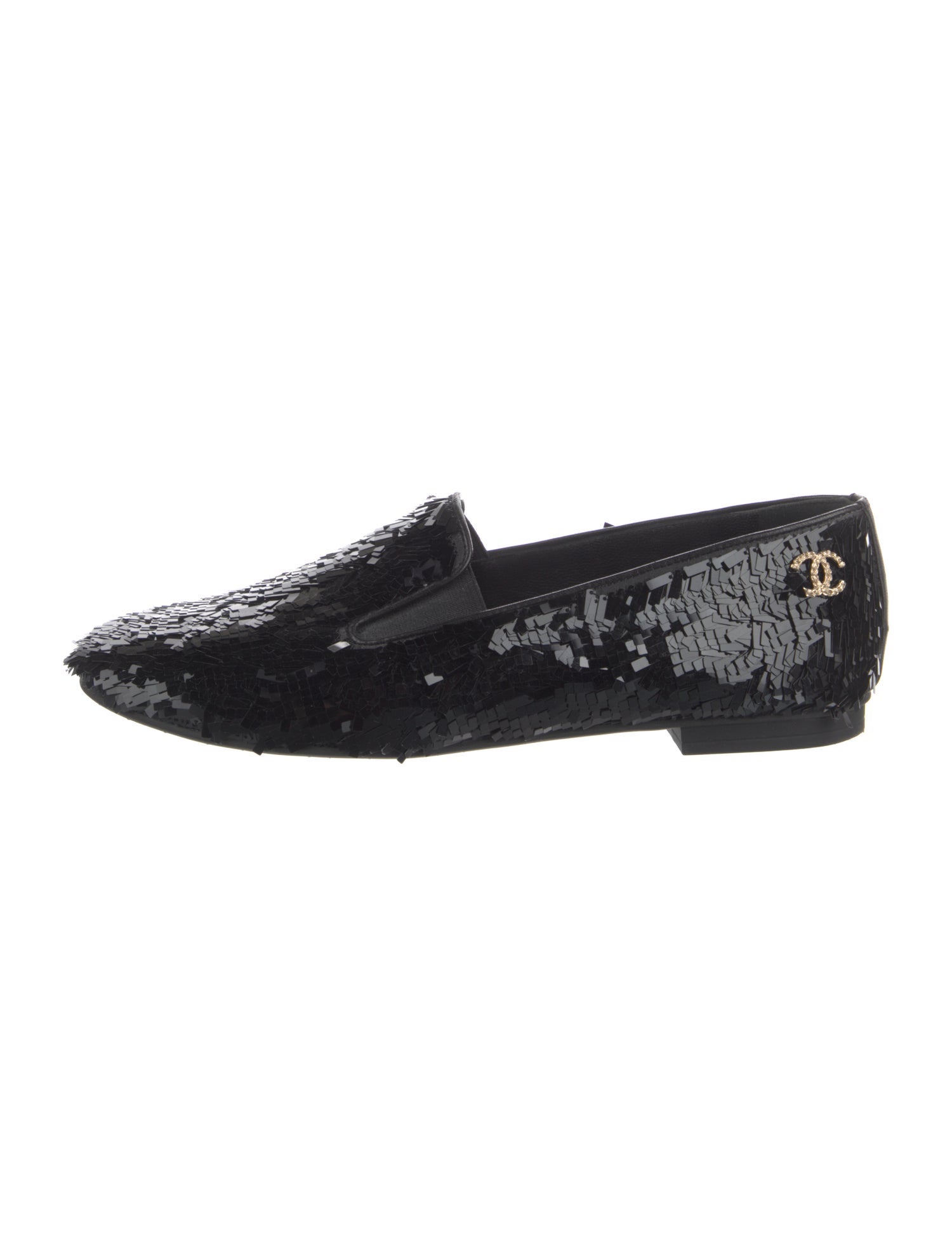 Chanel 2015 Interlocking CC Logo Loafers