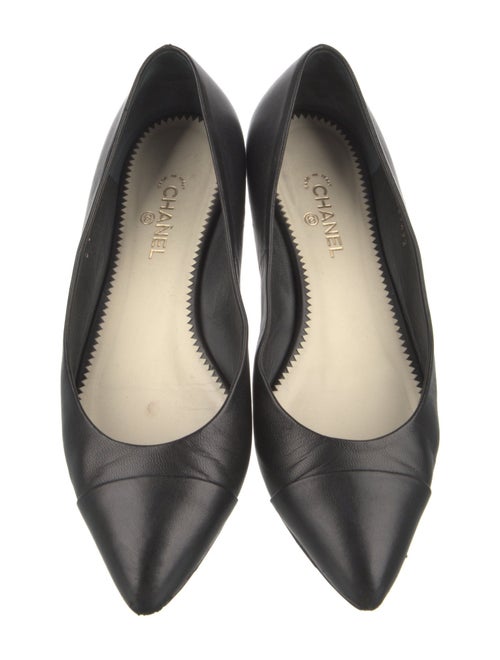 Chanel 2014 Interlocking CC Logo Flats