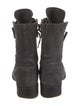 Chanel Suede Combat Boots