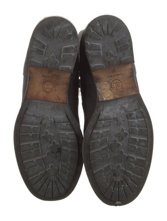 Chanel Suede Combat Boots