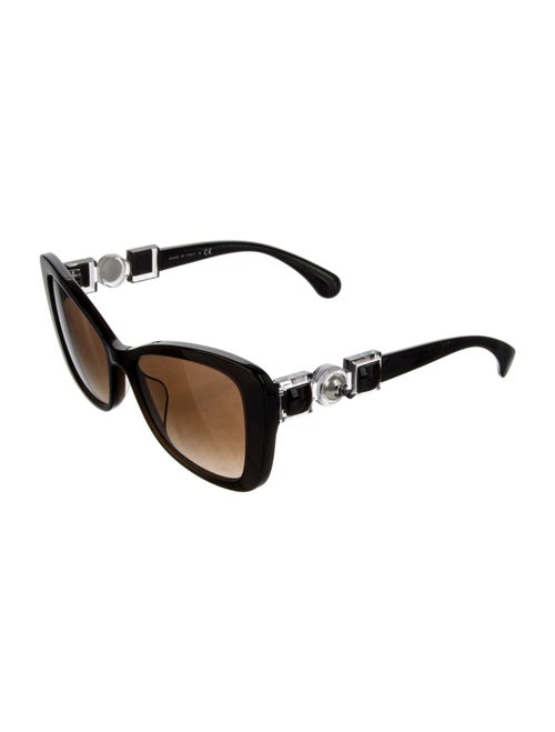 Chanel Interlocking CC Logo Cat-Eye Sunglasses