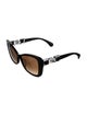 Chanel Interlocking CC Logo Cat-Eye Sunglasses