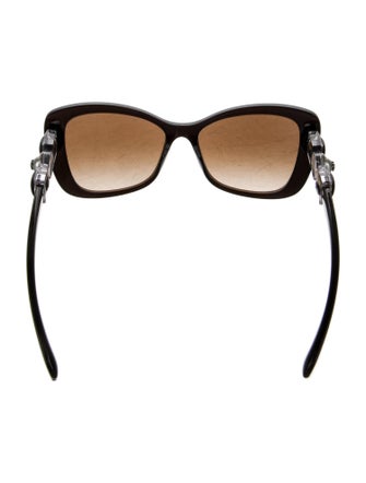 Chanel Interlocking CC Logo Cat-Eye Sunglasses