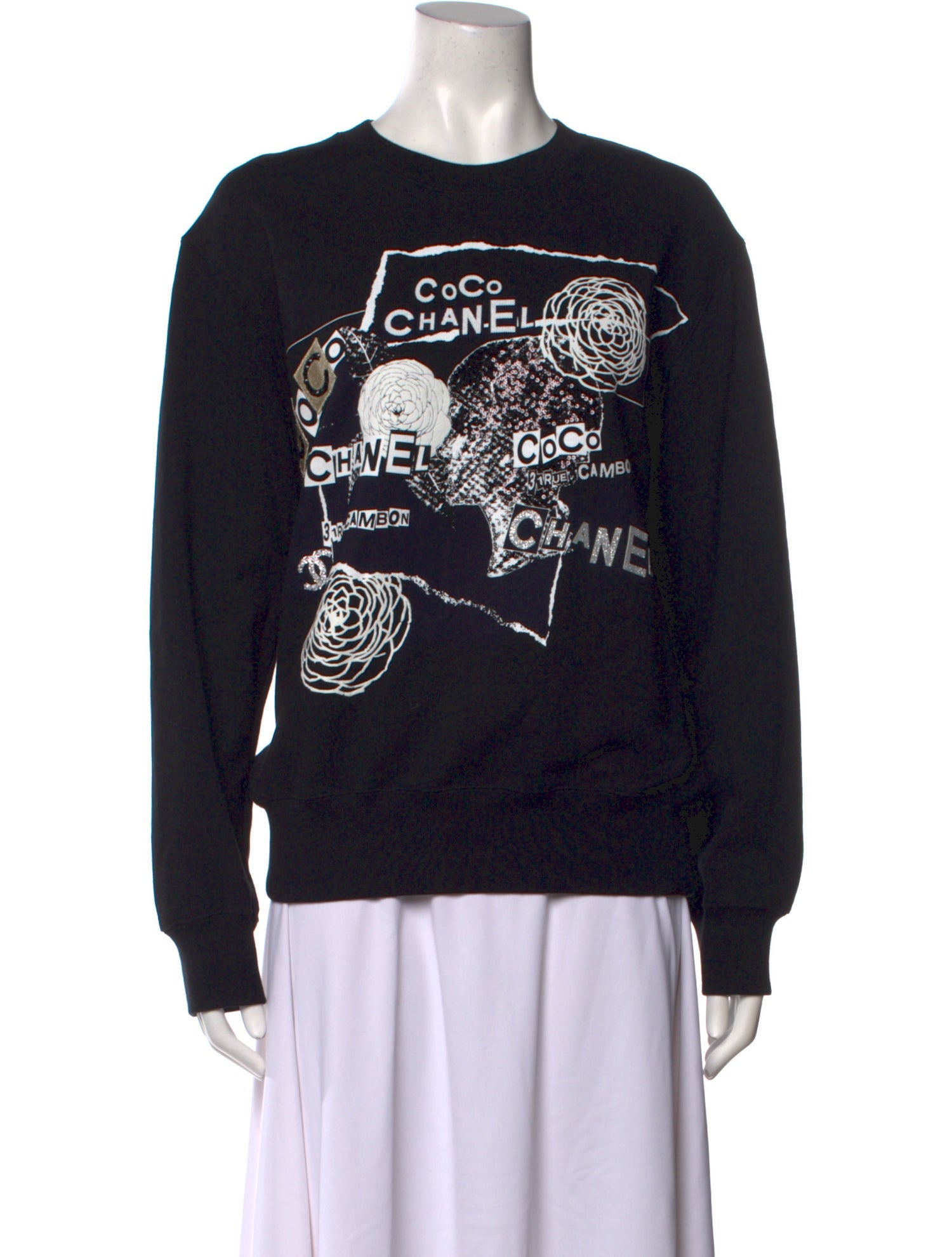 Chanel 2020 Graphic Print Sweatshirt