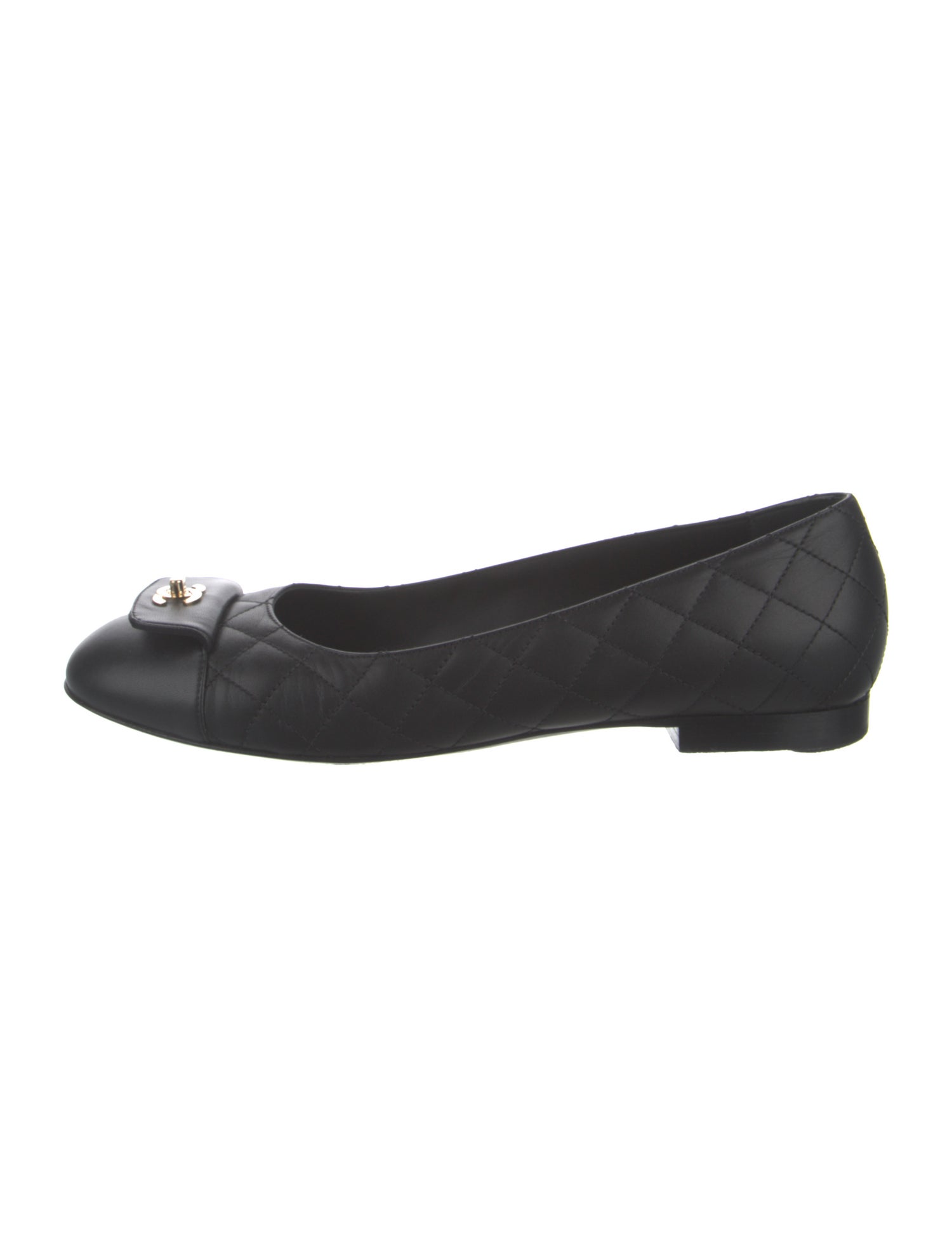 Chanel 2024 Interlocking CC Logo Flats