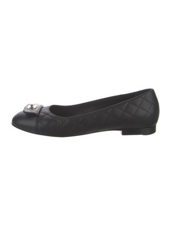 Chanel 2024 Interlocking CC Logo Flats