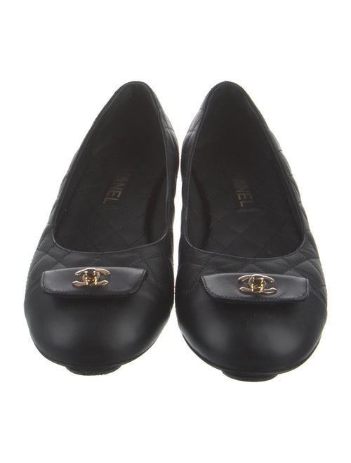 Chanel 2024 Interlocking CC Logo Flats