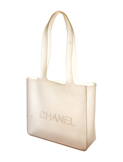Chanel Jelly Logo Tote