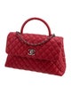 Chanel Medium Caviar Coco Top Handle Bag