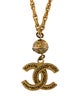 Chanel Vintage CC Pendant Necklace