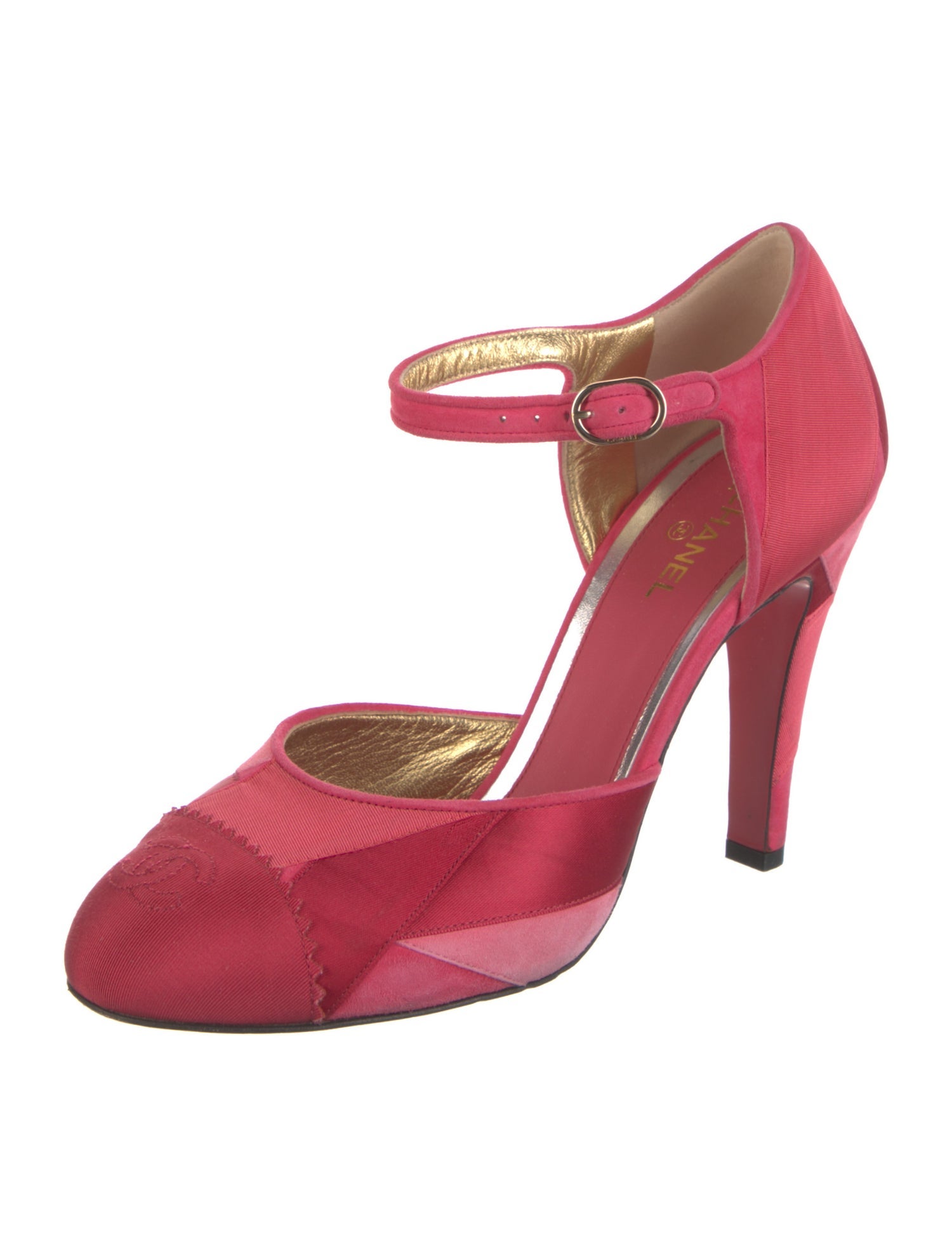 Chanel 2017 Interlocking CC Logo D'Orsay Pumps