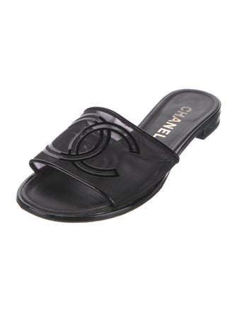 Chanel 2021 Interlocking CC Logo Slides