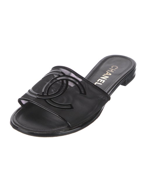 Chanel 2021 Interlocking CC Logo Slides