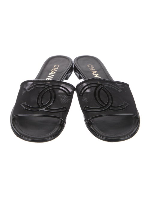 Chanel 2021 Interlocking CC Logo Slides