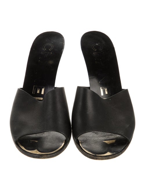 Chanel 2009 Interlocking CC Logo Slides